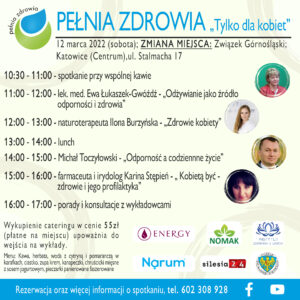 Read more about the article Pełnia Zdrowia “tylko dla kobiet” w Katowicach